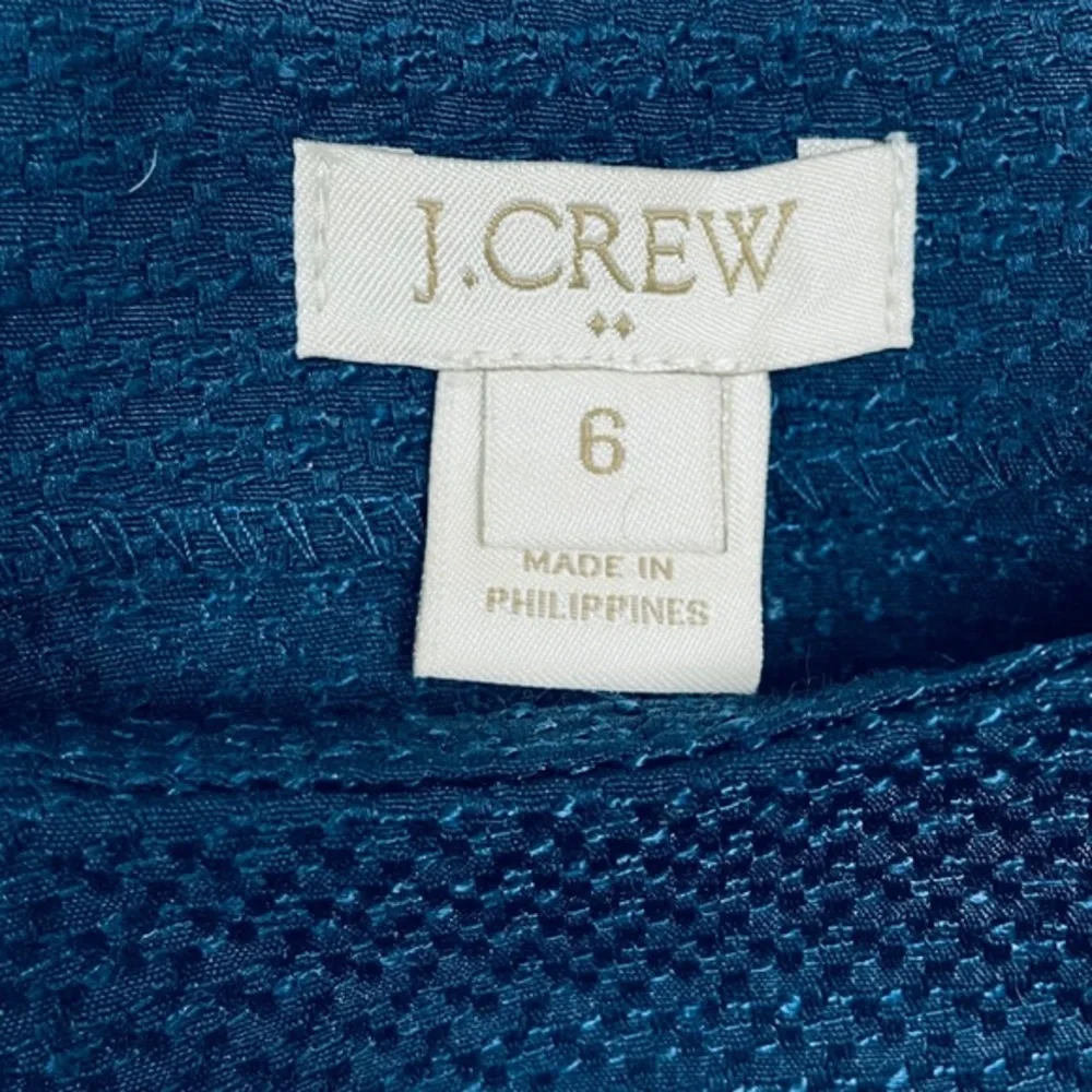 J. Crew Blue Open Back Tank Top Blouse